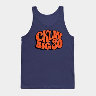 vintage CKLW 90s FM Radio Tank Top